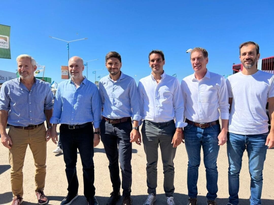 ExpoAgro: Pullaro compartió recorrida con Larreta, Tetaz y López Murphy