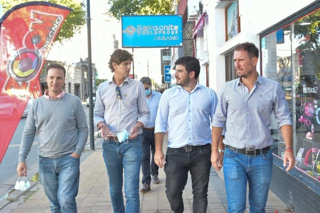 Venado Tuerto: Lousteau y Chiarella juntos por cumplir con una agenda de trabajo en la ciudad