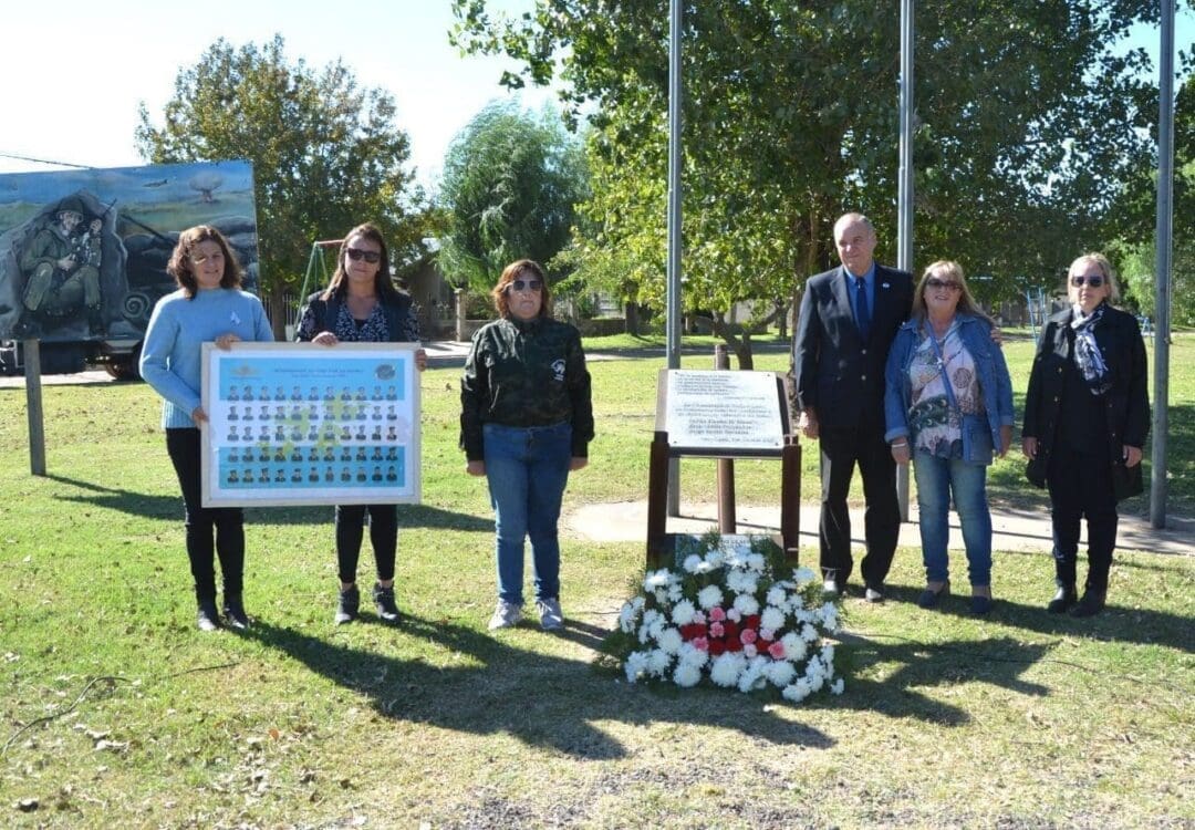 Villa Cañás: Acto por los 40 años de la Guerra de Malvinas