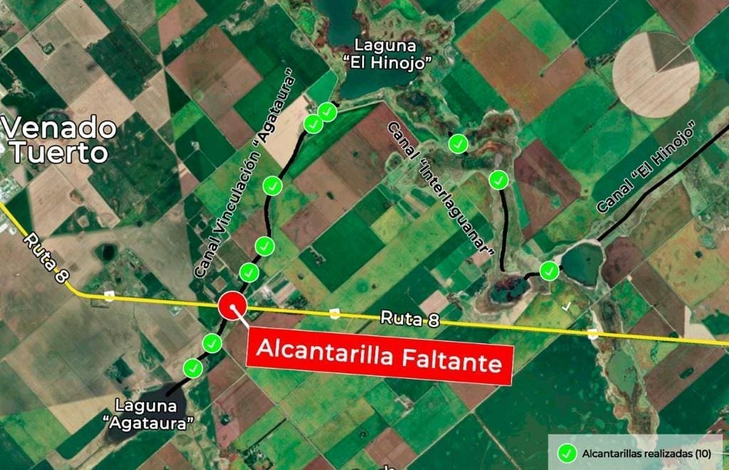 El senador Enrico solicitó que se acelere el llamado a licitación de una obra hídrica para Venado Tuerto y la región