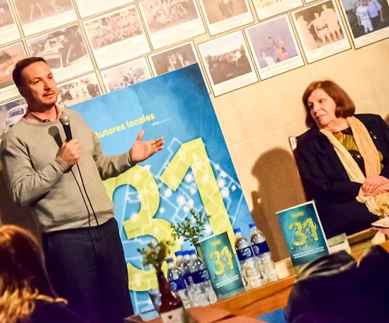 Hughes: Junto a Teresita Braccia el senador Enrico presentó el libro de historia "31"