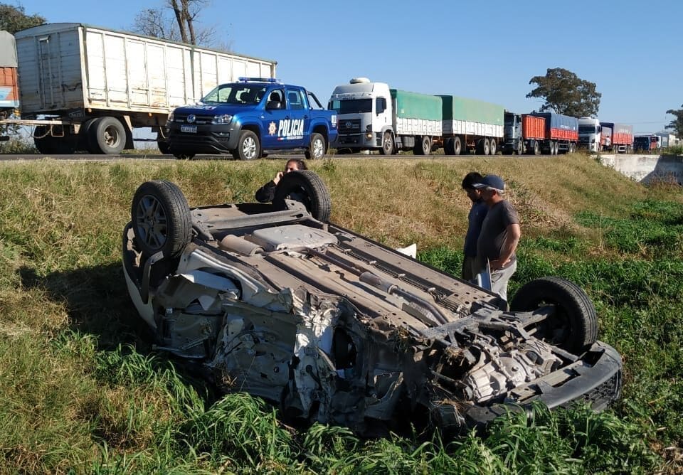 Murphy: Grave accidente en Ruta Nacional 33