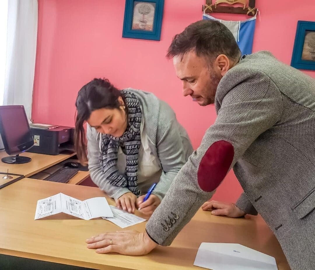 Lisandro Enrico presente en la Asociación Integración y Futuro para personas con capacidades diferentes (ADIF)