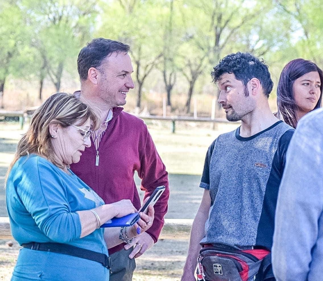 El senador Enrico visitó Rufino para acompañar a instituciones locales