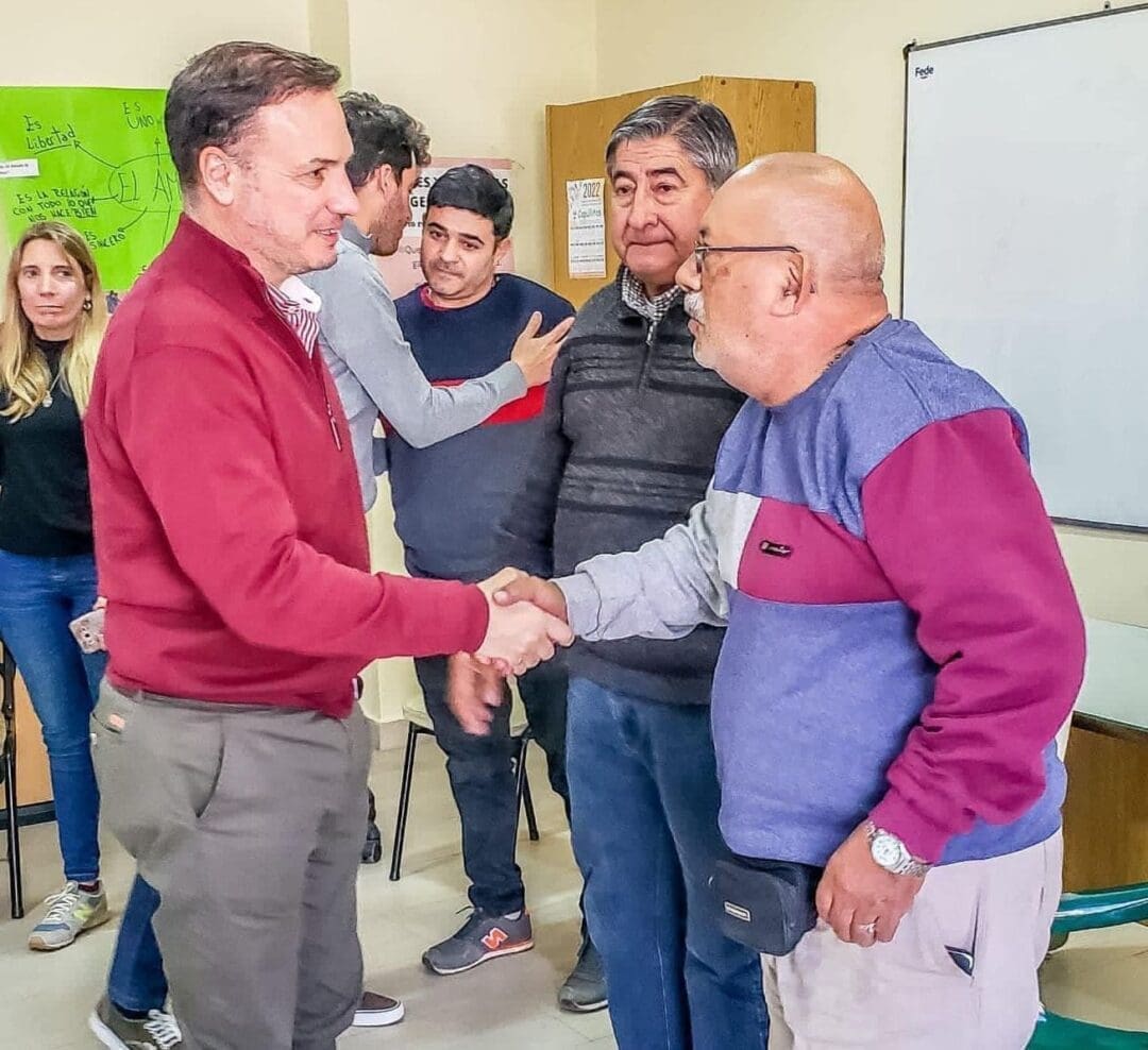 El senador Enrico visitó Rufino para acompañar a instituciones locales