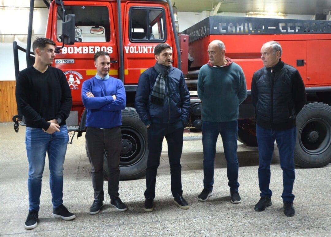 Maxi Pullaro y Lisandro Enrico visitaron Villa Cañás
