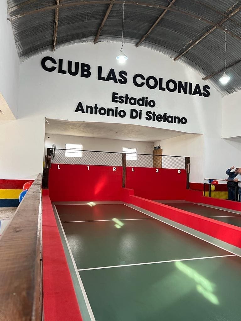 Misión cumplida: El Club Las Colonias de Chapuy inauguró las nuevas canchas de bochas