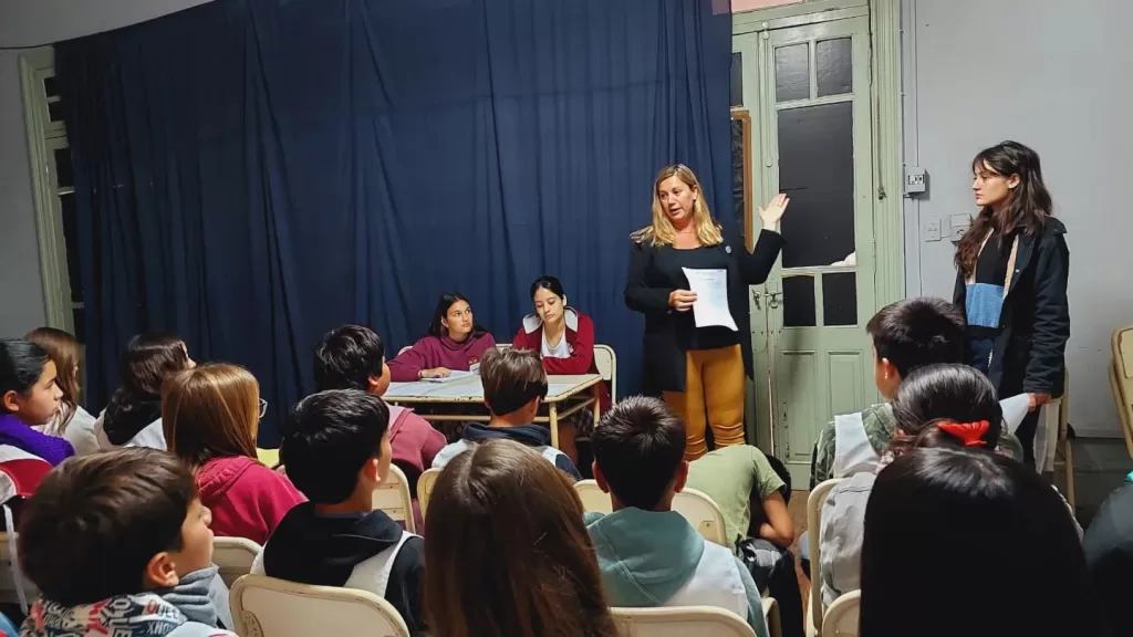 Santa Isabel: Orciani y Ciancio llevaron a cabo la jornada Diputados por un día