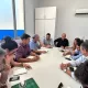 Villa Cañás: Gizzi y su equipo mantuvieron reuniones con funcionario provinciales