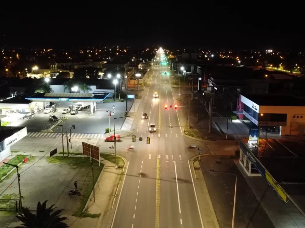 Venado Tuerto: Con recursos municipales inauguraron la iluminación LED de Rutas Nacionales 8 y 33 Venado Tuerto: Con recursos municipales inauguraron la iluminación LED de Rutas Nacionales 8 y 33
