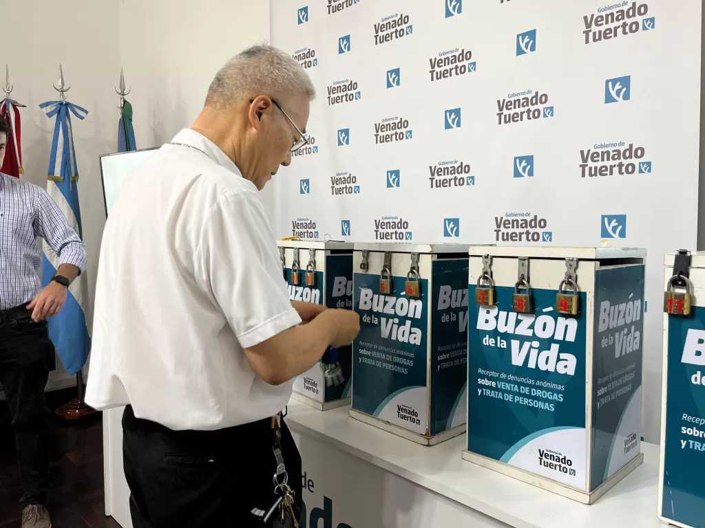 Venado Tuerto: Se realizó la primera apertura del año de los Buzones de la Vida Venado Tuerto: Se realizó la primera apertura del año de los Buzones de la Vida