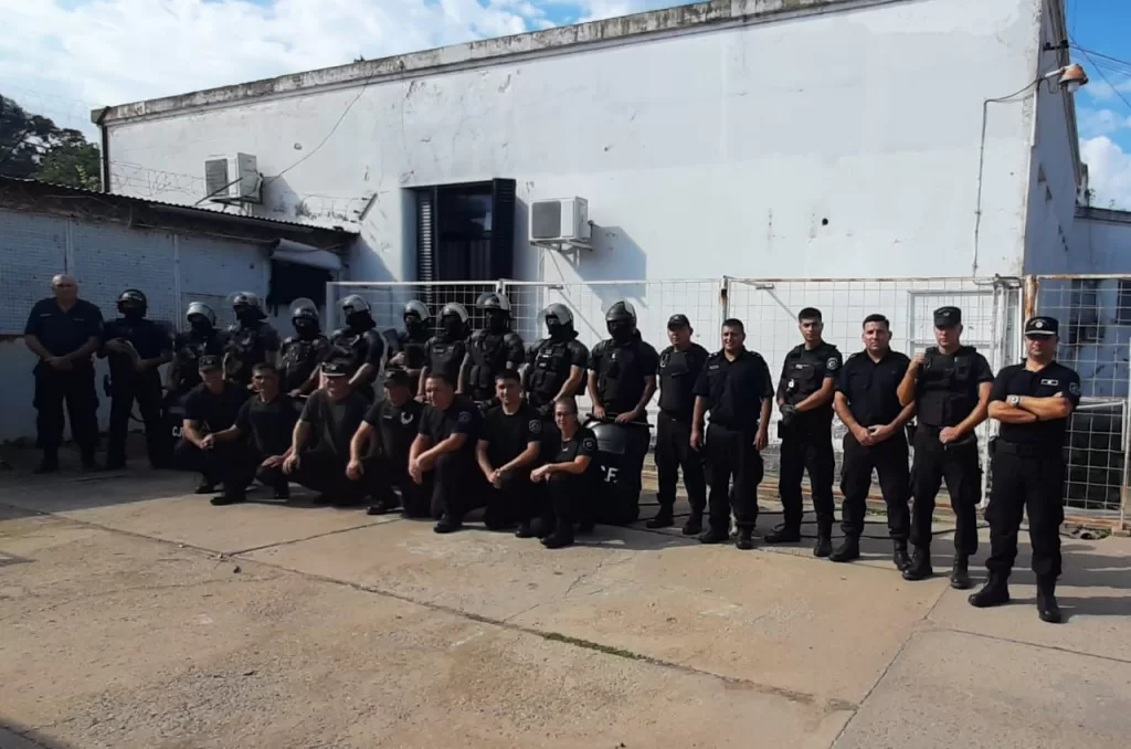 Melincué: Realizan exitosa requisa en la Alcaidía Departamental