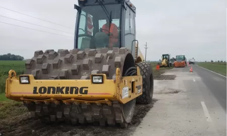 La Provincia avanza con las obras de reparación en la Ruta 93 entre Firmat y Melincué