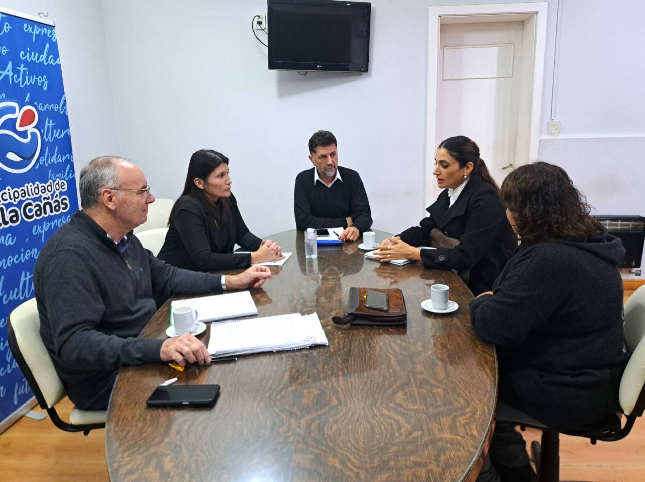 Villa Cañás: Reunión para fortalecer el funcionamiento del área de investigación de violencia de género, sexual y familiar
