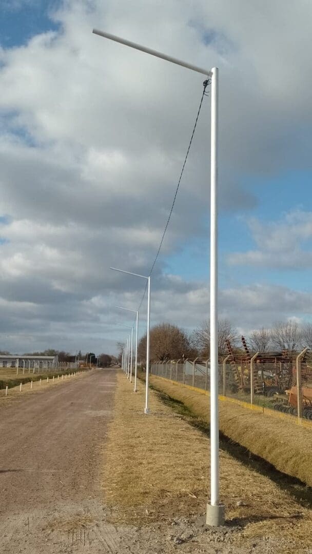 Santa Isabel: Giorgis avanza con la iluminación LED en los accesos principales Santa Isabel: Giorgis avanza con la iluminación LED en los accesos principales
