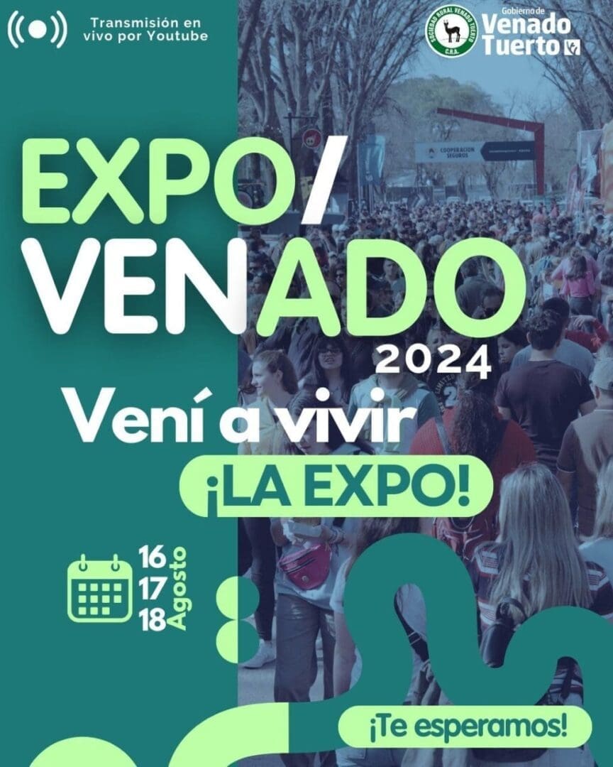 Se viene EXPOVENADO 2024: La vidriera que muestra todo el potencial de Venado Tuerto y la región Se viene EXPOVENADO 2024: La vidriera que muestra todo el potencial de Venado Tuerto y la región