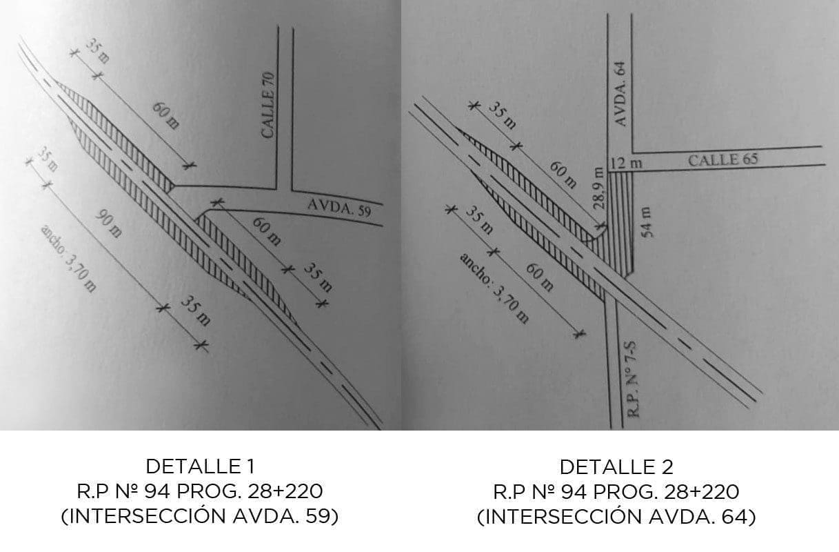 Villa Cañás: Reducción de calzada en Ruta 94 por obras de construcción de dársenas
