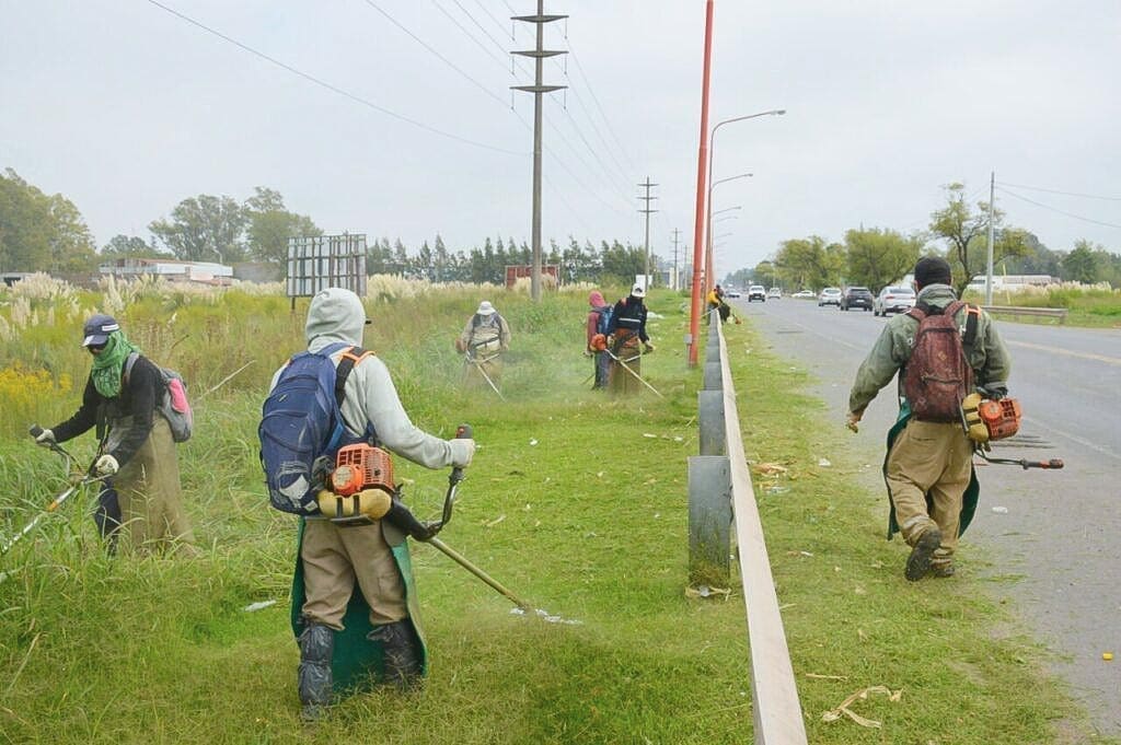 Provincia licita 25 zonas para mejorar el corte de pasto en sus rutas