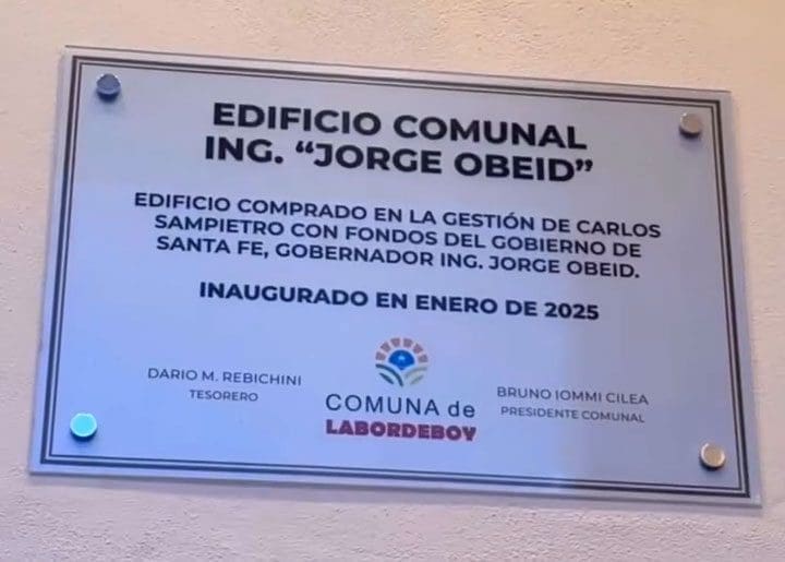 Un nuevo comienzo para Labordeboy: Inauguración del edificio comunal y su primer cajero automático Un nuevo comienzo para Labordeboy: Inauguración del edificio comunal y su primer cajero automático
