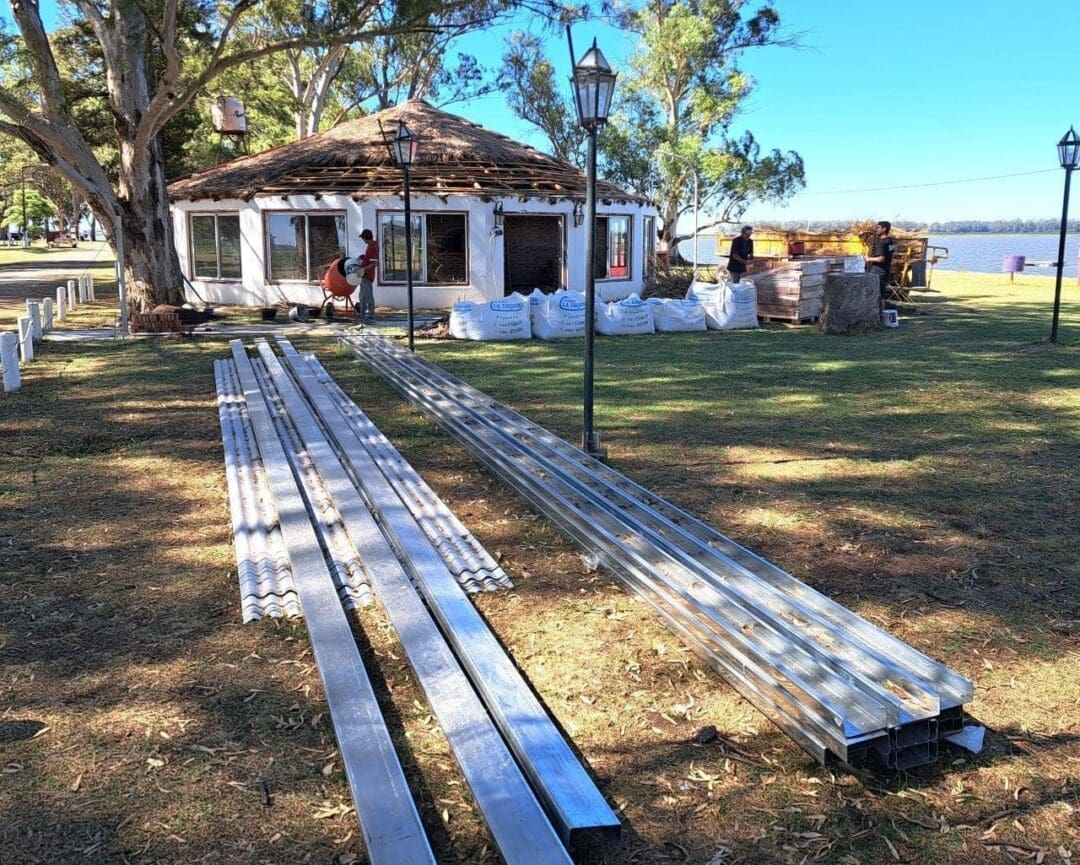 Villa Cañás: Comenzó la remodelación del quincho del Balneario Municipal Villa Cañás: Comenzó la remodelación del quincho del Balneario Municipal