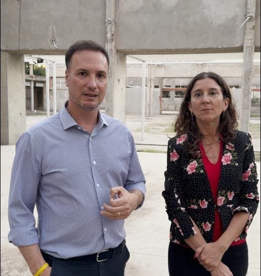Di Gregorio: La obra de la Escuela 238 de Venado Tuerto está en marcha Di Gregorio: La obra de la Escuela 238 de Venado Tuerto está en marcha
