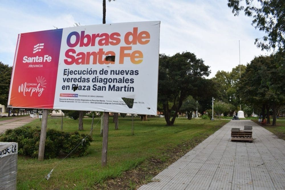 Murphy: Provincia avanza en la construcción de un Polo Cultural y renueva la plaza San Martín