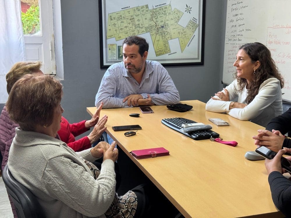 Di Gregorio visitó instituciones y acompaña proyectos en General López Di Gregorio visitó instituciones y acompaña proyectos en General López