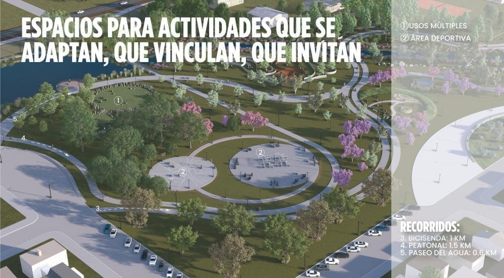 Venado Tuerto: Presentación oficial del proyecto del Área Recreativa Norte