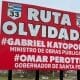 Ruta olvidada: Aparece misterioso cartel a la vera de la Ruta 33 reclamando por la autopista