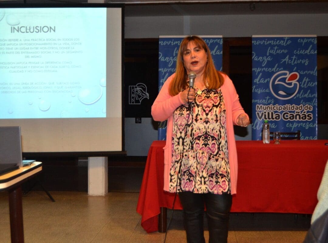 Villa Cañás: Charla sobre discapacidad, un espacio de diálogo y reflexión