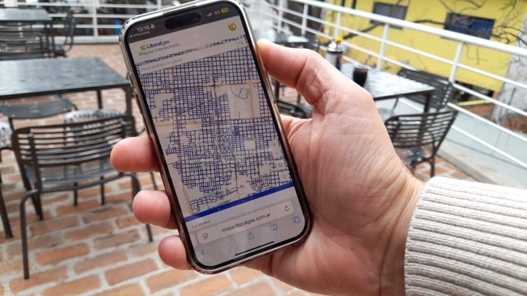 Litoralgas publicó en internet los mapas de su red Litoralgas publicó en internet los mapas de su red