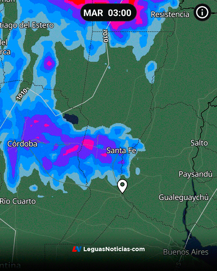 Clima: Alerta por tormentas y varios días de inestabilidad