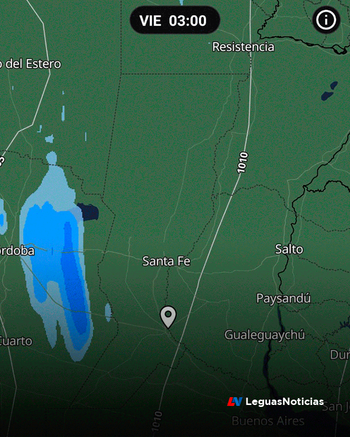 Santa Fe: Alerta amarilla y naranja por fuertes tormentas