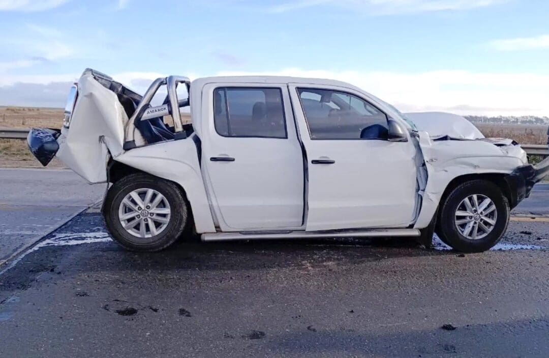 Triple choque en la Ruta 33 entre Venado Tuerto y Sancti Spíritu