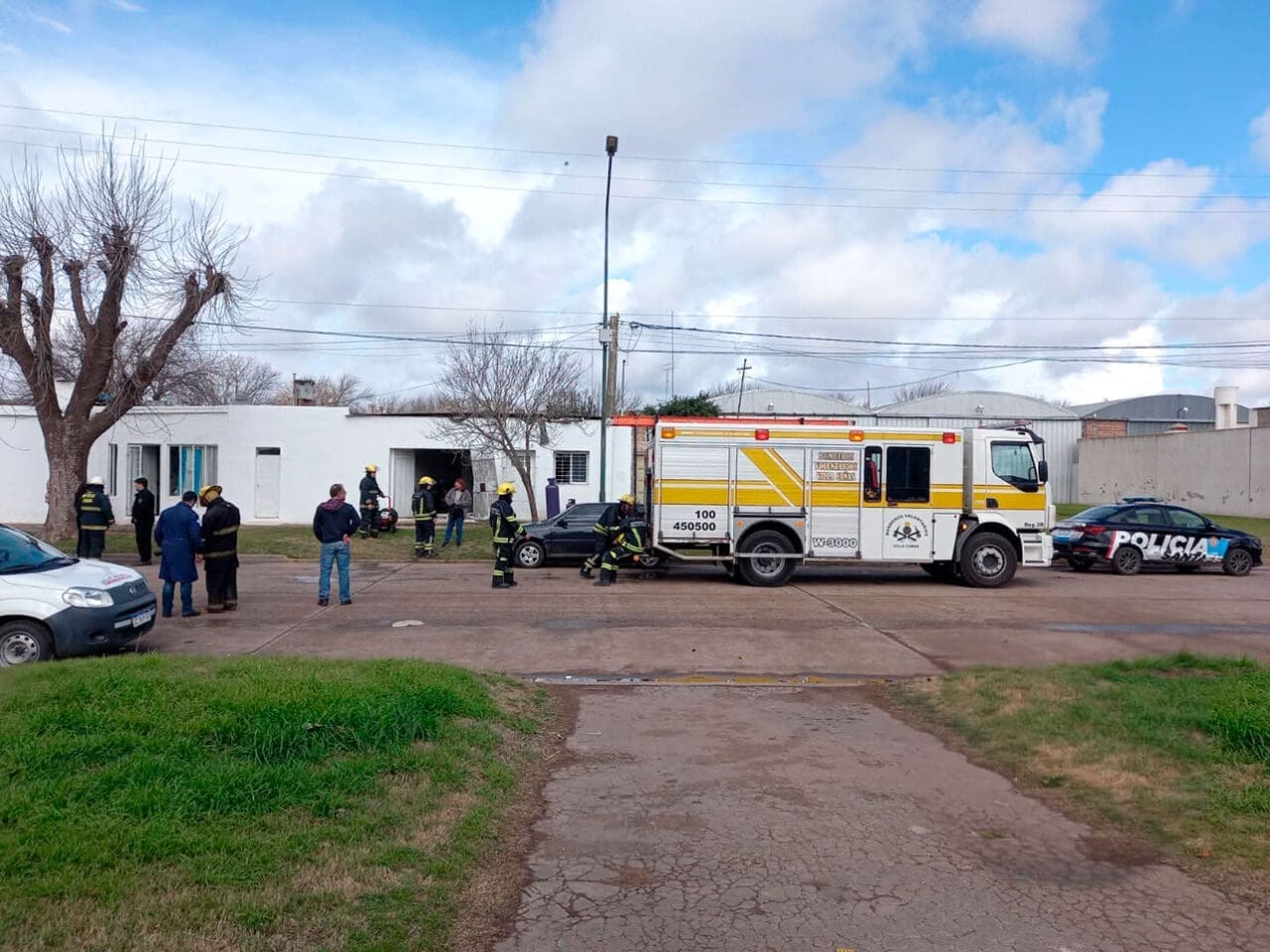 Villa Cañás: Una explosión por una fuga de gas envasado dejó a un hombre hospitalizado