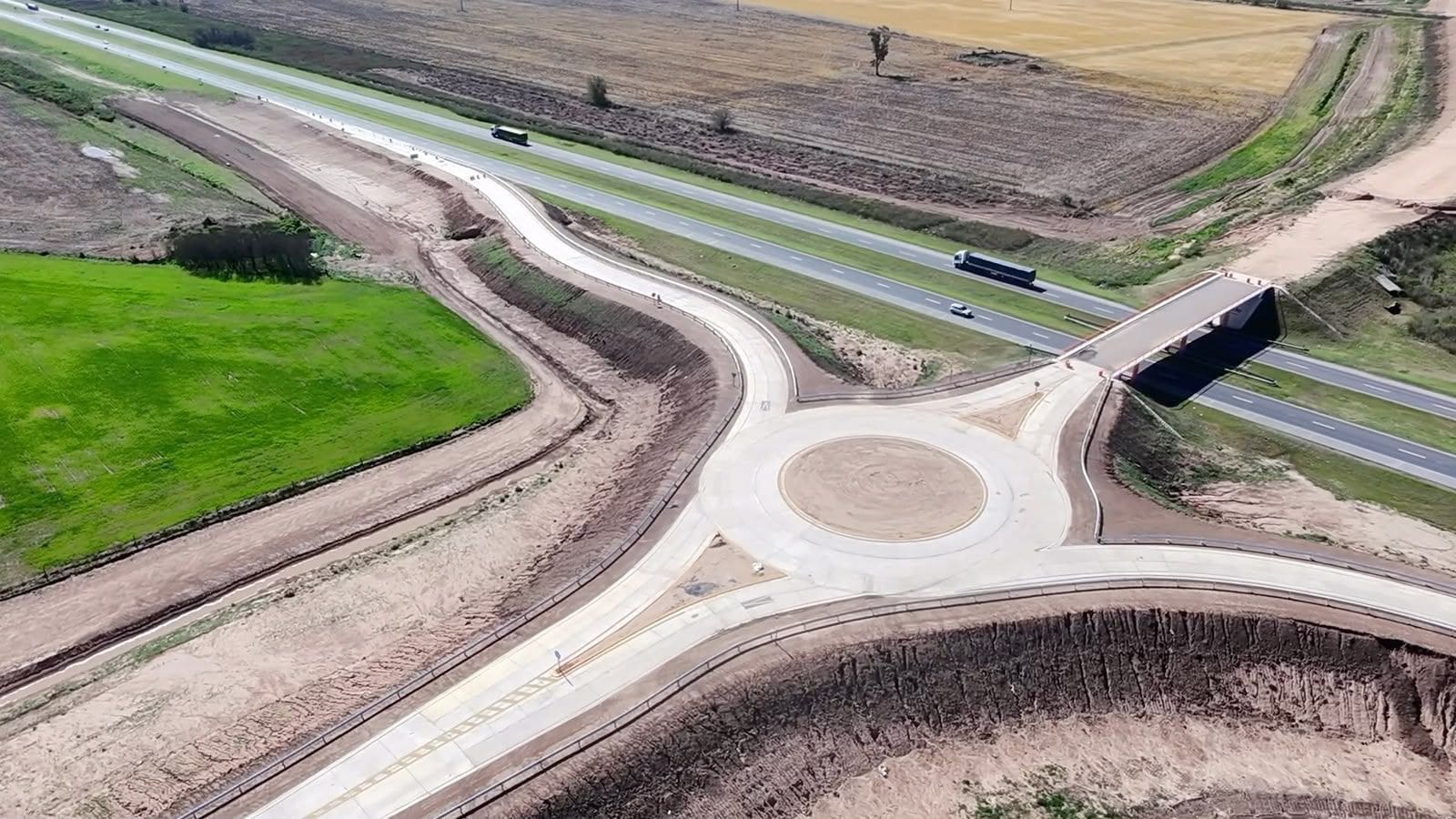 Desvío Giardino al 95% y avances en el puente del Carcarañá