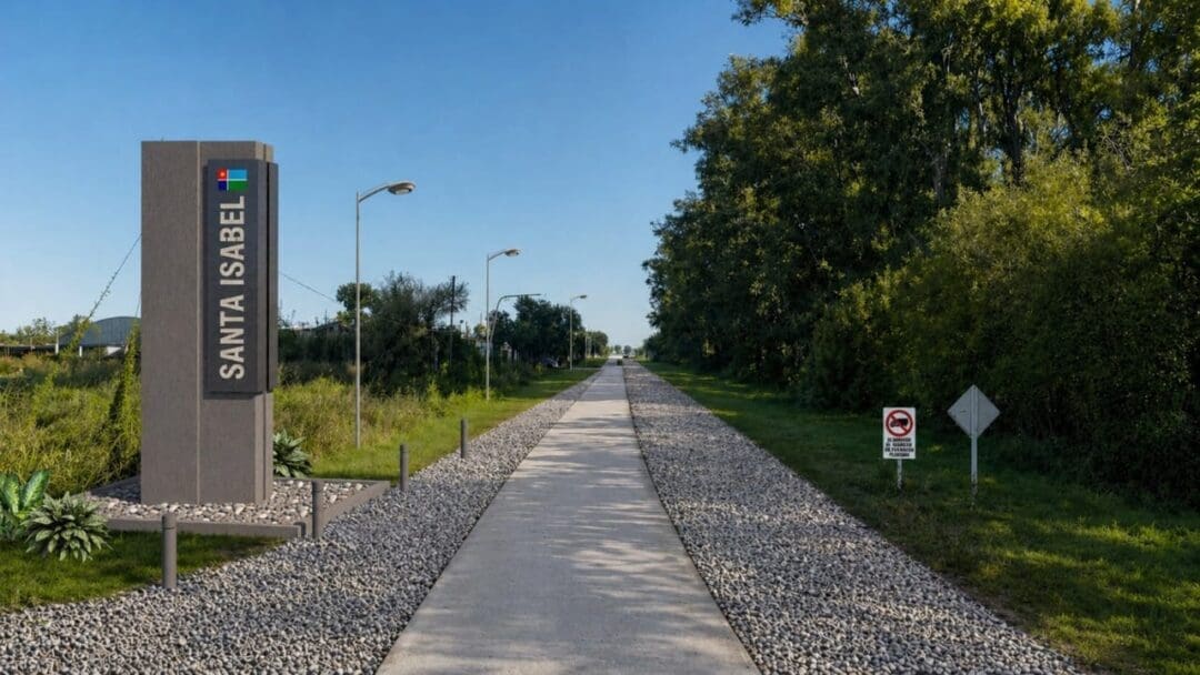 Santa Isabel pavimenta Avenida Santa Fe y avanza con mejoras urbanas Santa Isabel pavimenta Avenida Santa Fe y avanza con mejoras urbanas